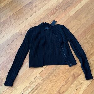 RtA Black Women's Cardigan Sweater